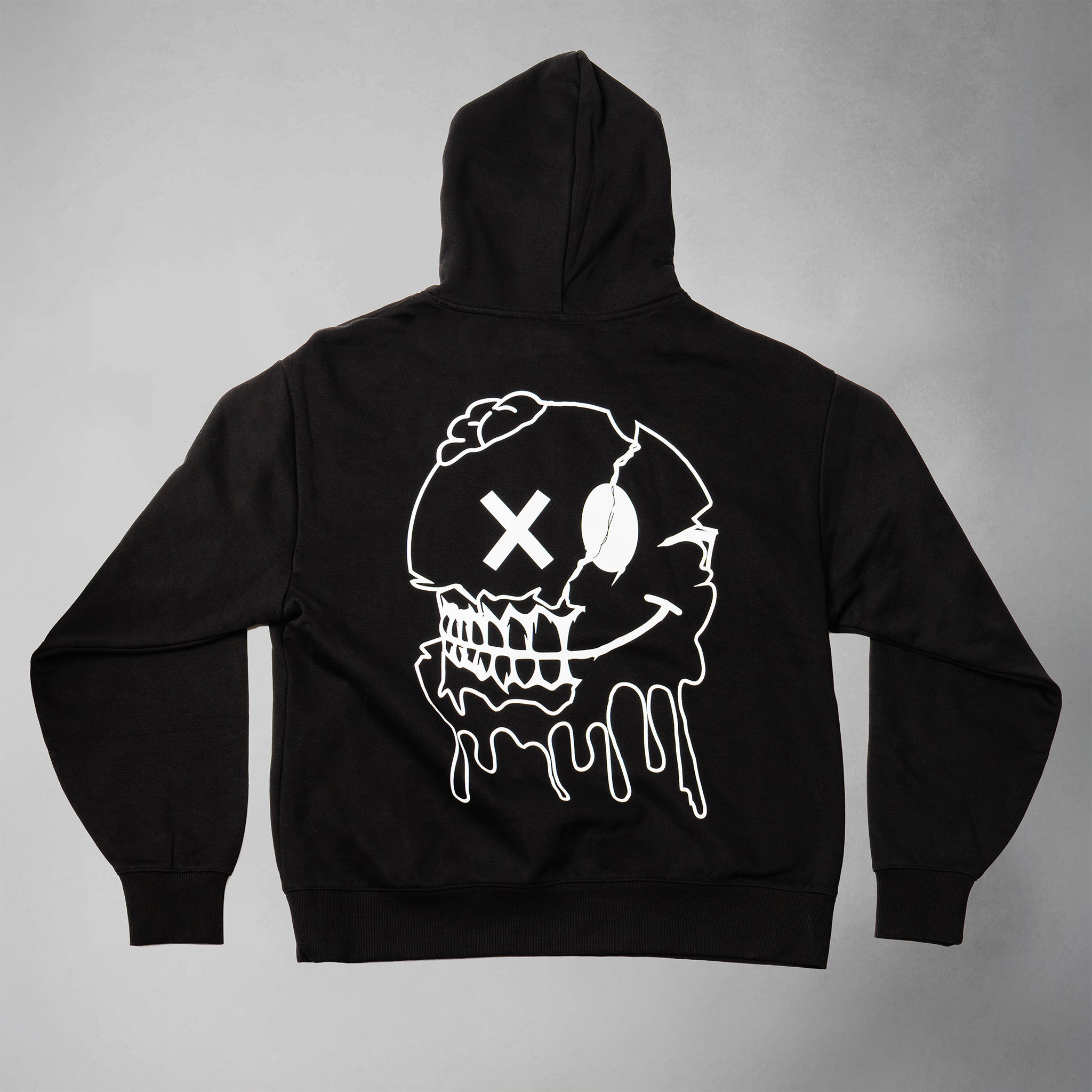 99% Heavyweight Oversized Skull Hoodie - Unisex - Black