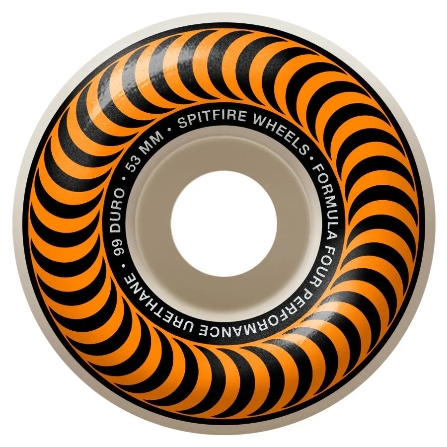 Spitfire F4 99Du Classic Skateboard Wheels - Natural - 53mm