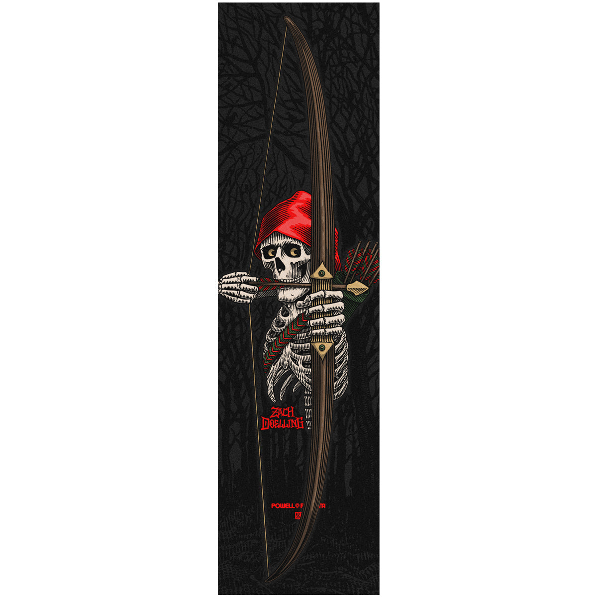 Powell Peralta Zach Doelling Archer 9" Black Griptape