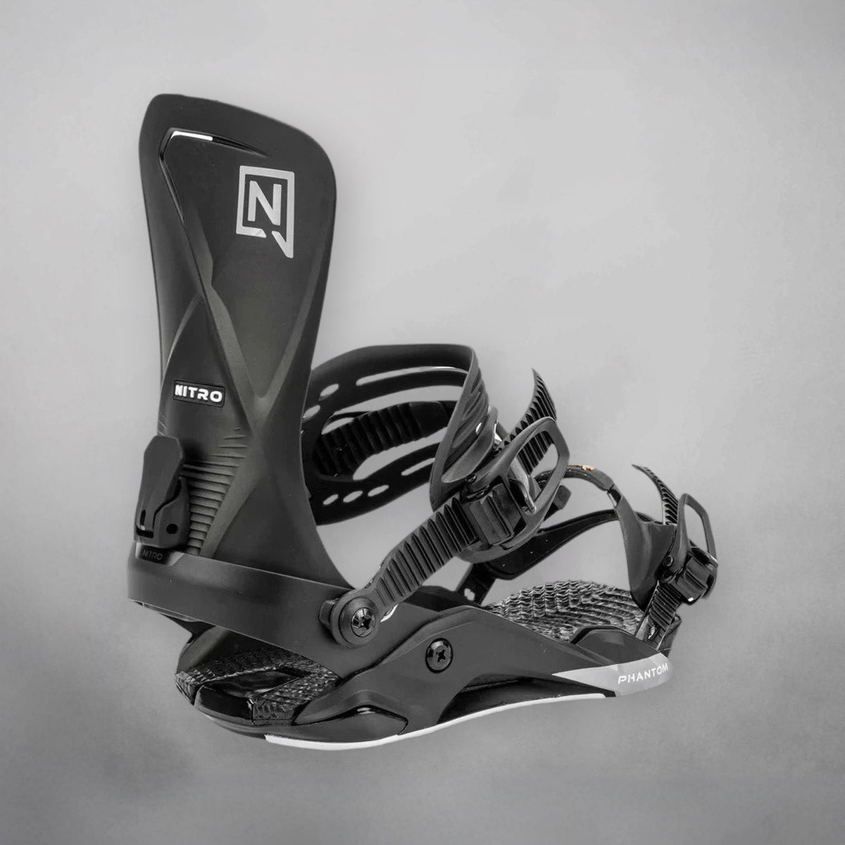 Nitro Phantom Ultra Black Snowboard Bindings - Large