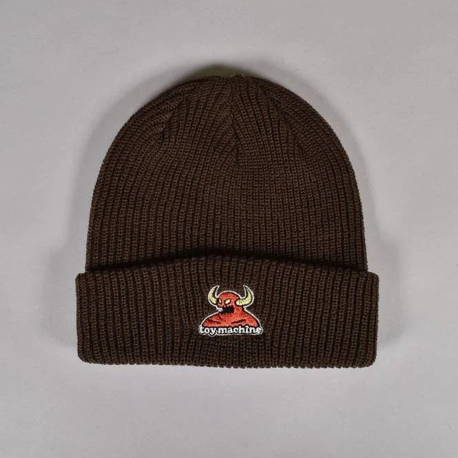 Toy Machine Monster Beanie Brown