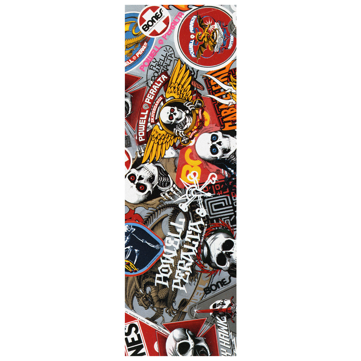 Powell Peralta OG Collage 4 10.5" x 33" White Griptape