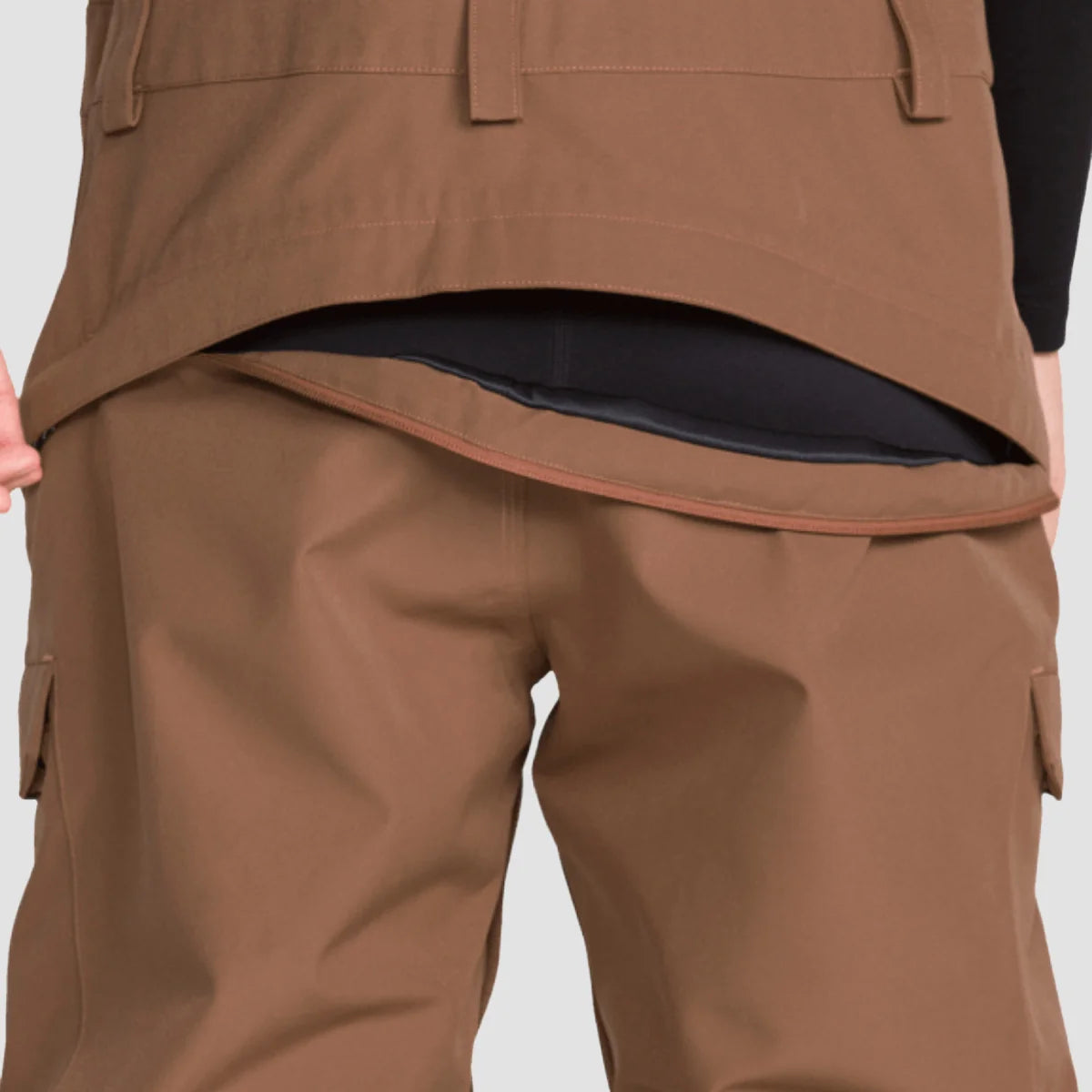 Volcom Creston 3D Stretch Bib - Desert Taupe