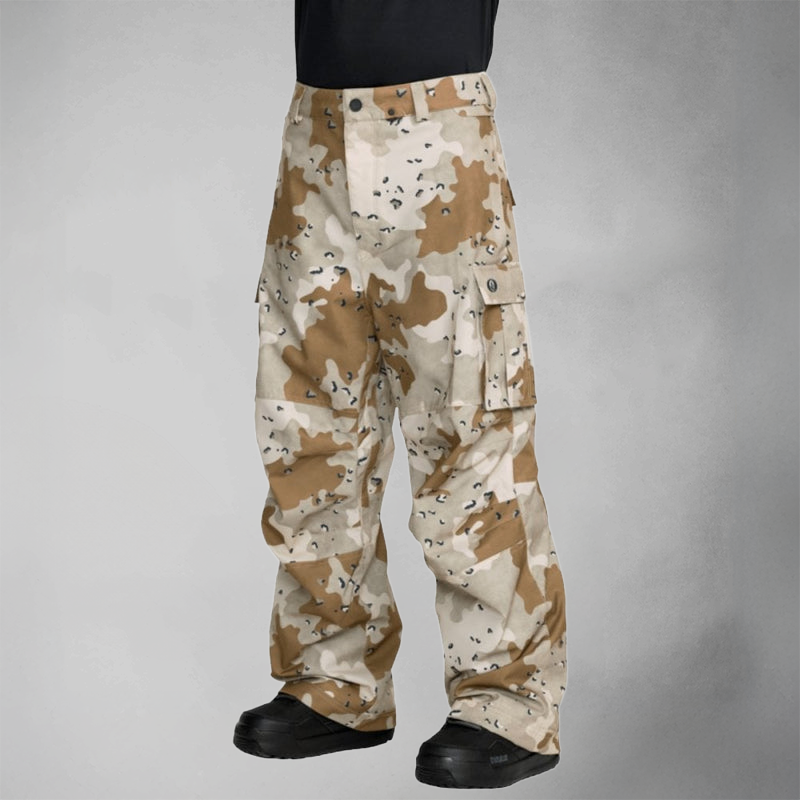 Volcom NWRK Baggy Pant - Snowboard Pants - Mens - Camo