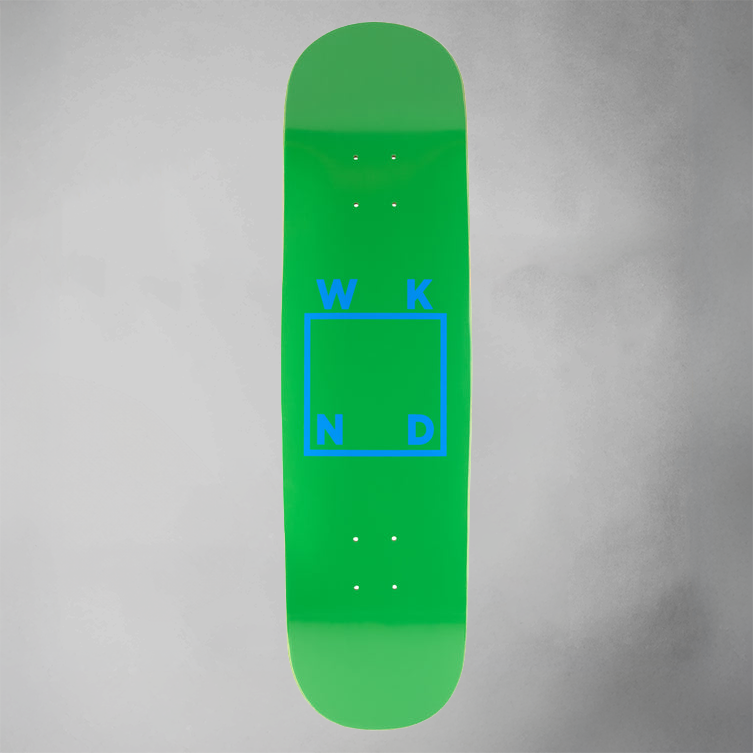 WKND Logo Blue/Green Deck 8.25"