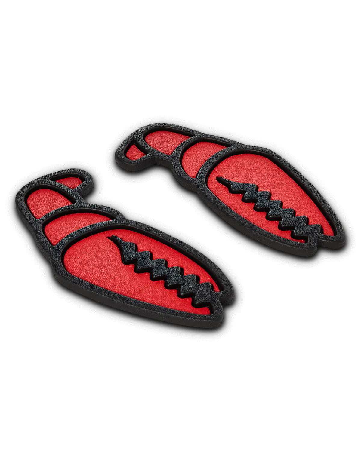 bright red crab grab mega claw stomp pad. in clear wrapper.